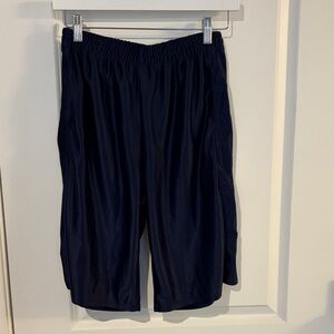 Navy Blue Athletic Basketball Shorts